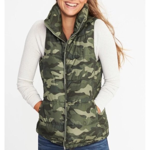 old navy camo vest - Picture 1 of 3